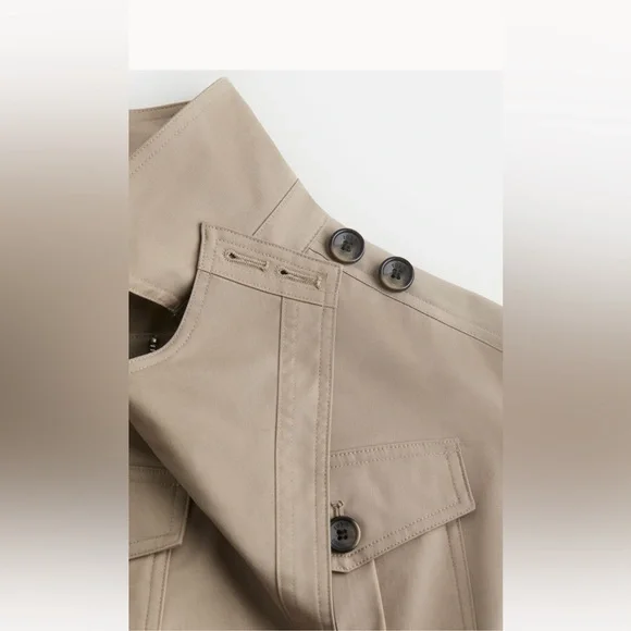 ROKH x H&M CROPPED TWIL JACKET - Picture 2 of 8